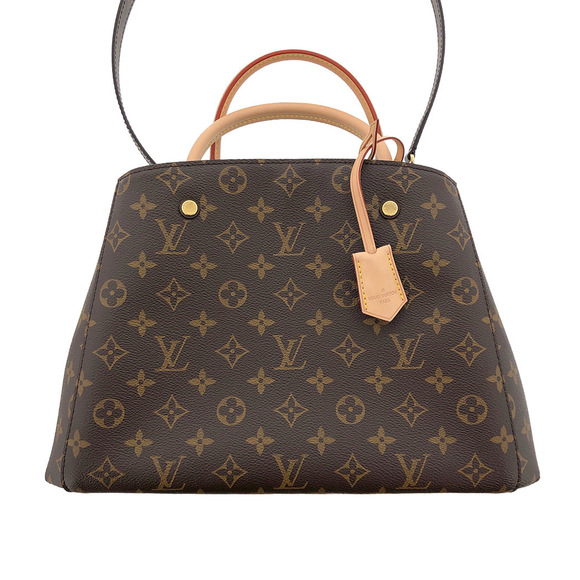Louis Vuitton Montaigne MM Monogram 2way Hand Shoulder Bag Brown - Picture 1 of 9